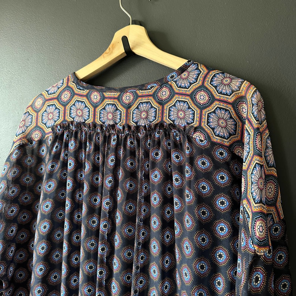 Ramy Brook Printed Davie Silk Mini Dress Large - Picture 12 of 16